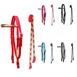 Tahoe Tack Overlay Printed Nylon Western Browband Headstall with Matching Split Reins 1 Year Warranty
