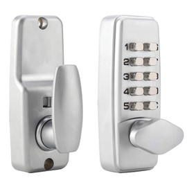 Combination Lock, Zinc Alloy Material Door Coded Lock Keyless Entry Door Lock 2-8 Digit Code Keypad Door Lock for Office Doors for Rental Doors