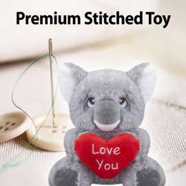 VFM - Koala Soft Toy Love Heart 15cm Koala Bear Plush Cuddly Toy