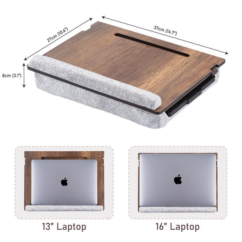 Vigo Wood Lap Desk for Laptop - Laptop Tray with