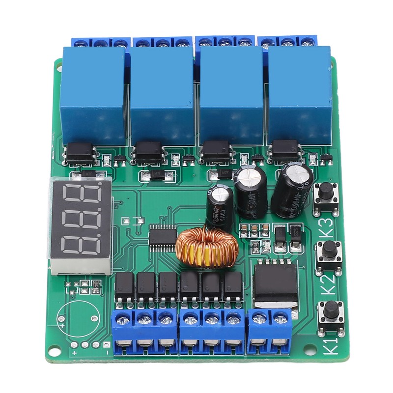 4 Way Relay Module Programmable Reversible Relay Control Module with