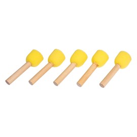 Rayher Sponge Stamp, 3 cm Diameter, Pack of 5, Sponge Dabbing Brush, Sponge Brush, 37083000
