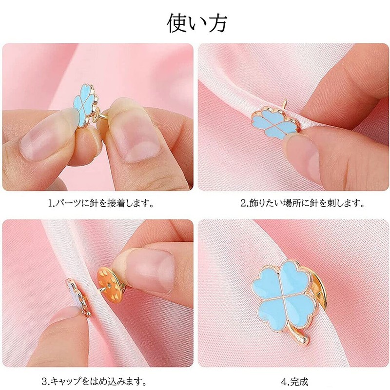 HappyHome 30pcs Pin Hardware Butterfly Tack Butterfly Clasp Handmade Accessory
