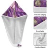 Toallas de microfibra para el cabello con botón para todo