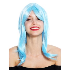 WIG ME UP - GFW2247-T2513B Women's Wig Long Slightly Wavy Parted Light Blue