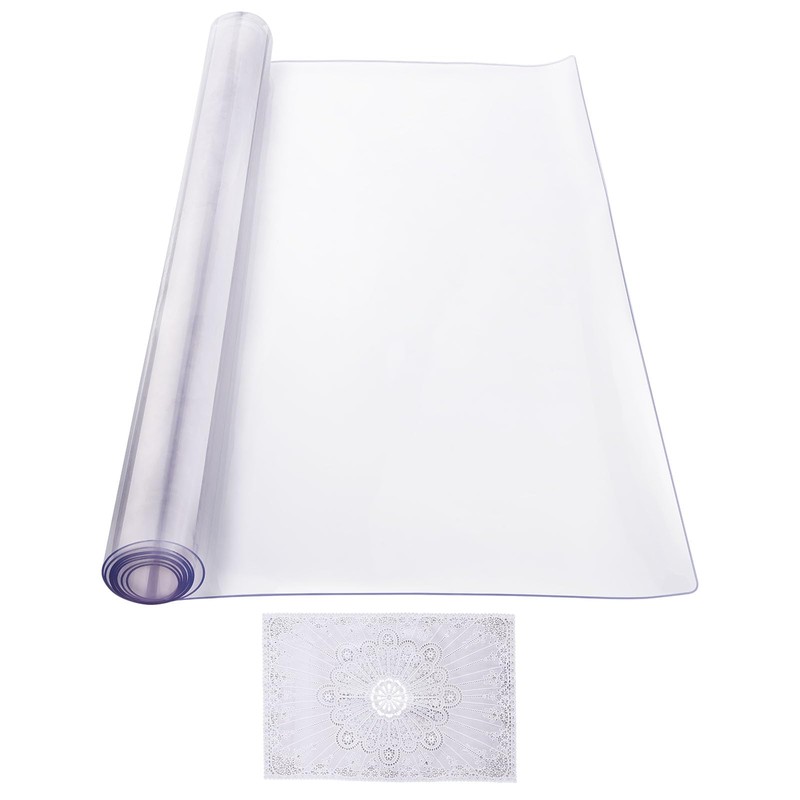 VEVOR Plastic Table Cover, 40 x 80 Inch 2.0 mm