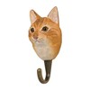 WILDLIFEGARDEN Wildlife Garden WG4512 Cat Hand Carved Wall Hook