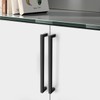 Probrico 256mm Black Cabinet Pulls Cabinet Handles Stainless Steel Drawer