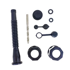 Folpus Gas Can Spout Replacement Hexagonal Nozzle Flexible Retractable Fuel Can Spout Easy Assembly Gas Can Nozzle for Home Garage, Type B