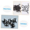 Totority 50pcs Fishing Swivels Connector Way Fishing Swivels for Tackle