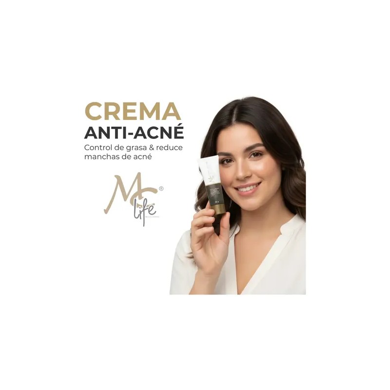 2 Cremas Anti Acné, Reduce Manchas, Control Grasa. Mc Life