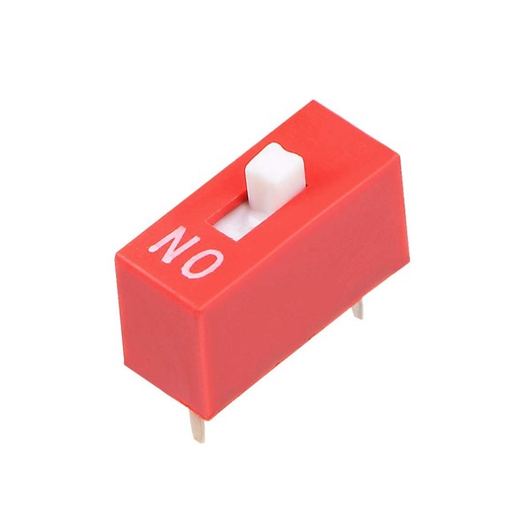 Pack of 50 DIP Switch 1 Positions for Breadboards PCB