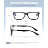 Missfive 2 Pack Premium Progressive Multifocus Reading Glasses for Men