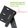 4 Pcs Heavy Duty T Hinges with Mounting Screw, 4
