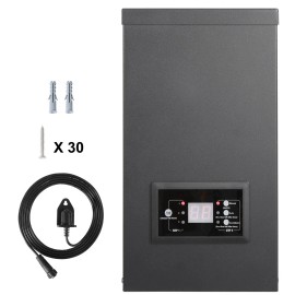600W Weatherproof Outdoor Lighting Transformer 120V AC to 12V/14V AC Timer Photocell Sensor Equipped Landscape ConverterPower: 600 W