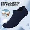 SIMIYA Ankle Socks Mens Trainer Socks Breathable Cotton Low Cut
