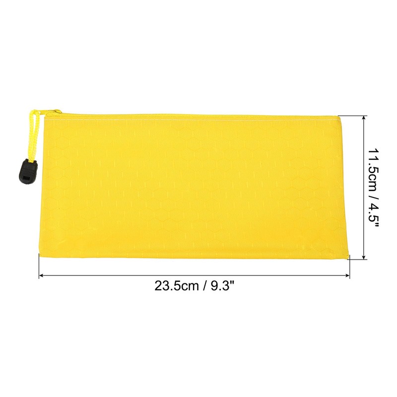 PATIKIL Waterproof Zipper File Bags, 3 Pack A6 Document Holders
