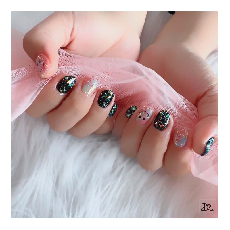 [Handmade Nail Tip] Vertical Gradient Smile Nail / [수제네일팁] 세로그라데이션