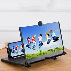 Amplificador de Pantalla de Teléfono Celular de 14 Pulgadas, Plegable Extraíble, Lupa de Pantalla de Protección Ocular para Video de Película