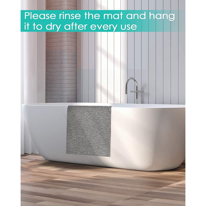 Shower Mats Non Slip Without Suction Cups, 15.7× 36 Inch,