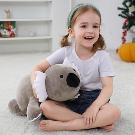 24" Weighted Stuffed Animals, 4.2lb Cute Weighted  Plush Toy Throw Pillows Giant Cuddle Plushies Dolls:_koala