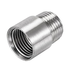Recogwood Shower Head Extension Arm, 1.18 Inch Shower Arm Extender G 1/2 Inch Stainless Steel Shower Arm Extension Round Pipe for Bathroom Accessory (3cm)