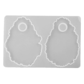 ARTIBETTER Artist Paint Palette Silicone Mold Agate Coaster Resin Epoxy Molds for Making Agate Slices Makeup Palette Nail Art Palette Pigment Plate Polish Holder