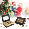 Chocolate Boxes Packaging, Black Chocolate Box Empty Treat Boxes with
