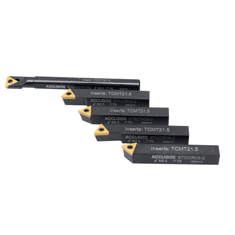 (1cm .) - Accusize Industrial Tools 1cm 5ps/set Indexable Turning