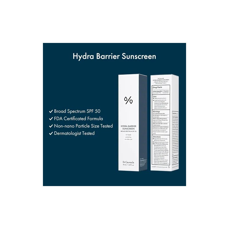 Dr.ceuracle Hydra Barrier Mineral Sunscreen Broad Spectrum S
