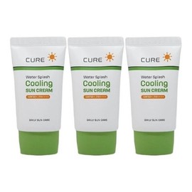 Kim Jeong-moon Aloe Cure Water Splash Cooling Sun Cream 40ml (SPF50+) 3 Ss / 김정문알로에 큐어 워터 스플래쉬 쿨링 선크림 40ml(SPF50+) 3개 Ss