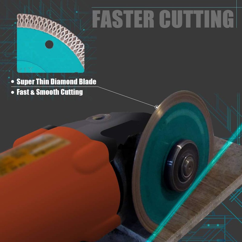 PEAKIT Super Thin Diamond Saw Blade 4.5 Inch 2 Pcs/Lot