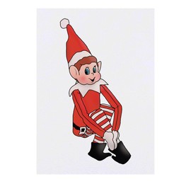'Cheeky Elf' Temporary Tattoo - Water Resistant, Skin-Safe, Non-Toxic Transfer (TO00062603)