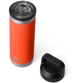 YETI Rambler Bottle Chug, Vacuum Insulated Stainless Steel Bottle with Chug Cap, Papaya, 18 oz (532 ml)