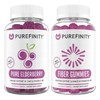 PUREFINITY PUREFINITY Fiber + Elderberry Gummies Bundle (Inulin FOS Prebiotic
