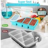 Ztomine Silicone Freezer Tray With Lid - Silicone Freezer Food