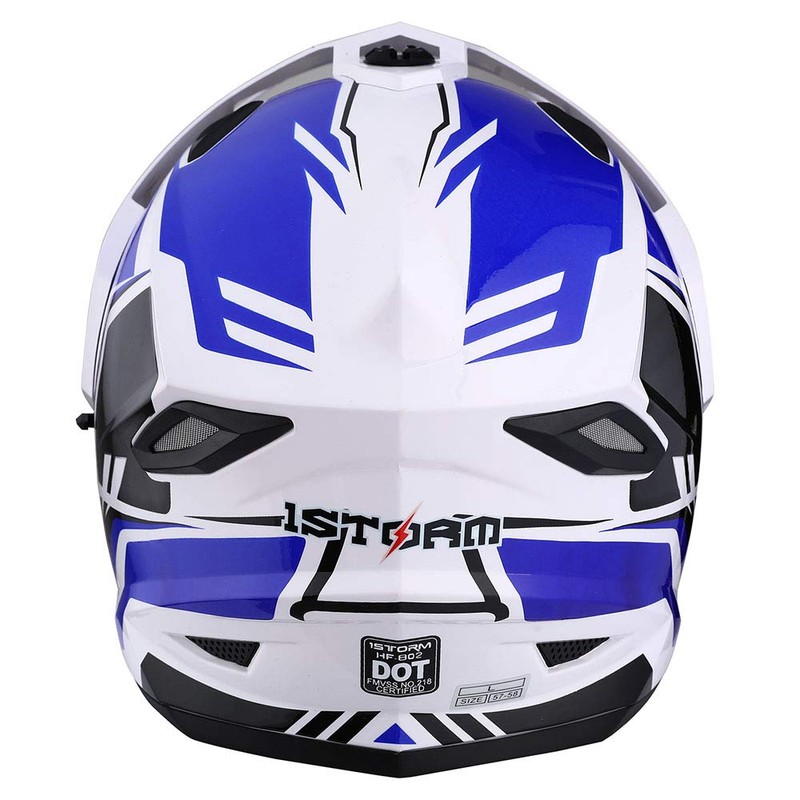 1Storm Dual Sport Motorcycle Motocross Off Road Full Face Helmet