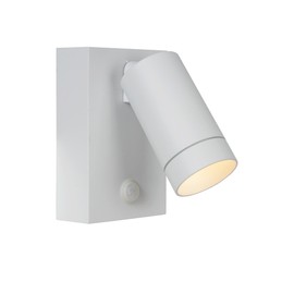 Lucide Taylor - Wall Spotlight Outdoor - 1xGU10 - IP44 - White