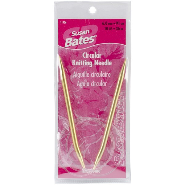 Susan Bates Silvalume Circular Knitting Needles 29 Inch - Size