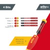 Wiha PocketMax Electric Screwdriver Set Mixed 4 Pieces with Stowable