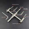 40-200mm Adjustable Circle Hole Cutter Hole Saw Drill Bit Round