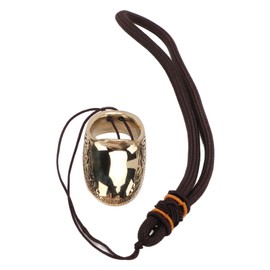 Archery Thumb Rings Good Protection Engraving Pattern Brass Finger Protector with Anti Lost Rope for Outdoor Hunting 19mm