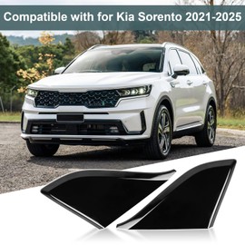 MSIZOY Side Window Louvers Shade Trim Cover Compatible with for 2021 2022 2023 2024 2025 KIA Sorento Blinds Accessories
