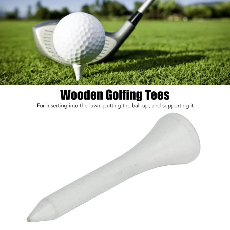 Alomejor Tees de Golf Profesionales, 50 Piezas de Madera de