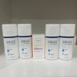 OBAGI Nu-Derm x 4  Toner NEW SEAL Total 8 oz  ( GIFT SERUM 20 % )