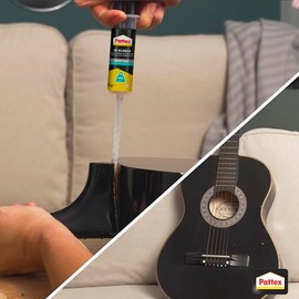 Pattex Pattex Kraft-Mix Extrem Fest, extrem starker Epoxidharz Kleber mit hoher Endfestigkeit, Klebstoff fr fast jedes Material, transluzenter 2 Komponenten Kleber, 1x12g