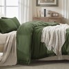 Andency Olive Green Comforter Set California King, 3 Pieces Boho