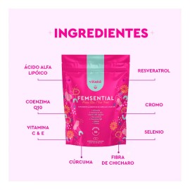 Vitatú Femsential Suplemento para la Mujer Apoyo al Bienestar y Balance Femenino 90 Cápsulas