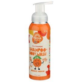PACHA SOAP Kids Orange Mango 2 In 1 Shampoo & Body Wash, 12 FZ