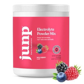JUNP JUNP Electrolytes Powder No Sugar No Carbs, Wild Berry Fruit Flavor Keto Electrolyte Drink Mix - Potassium & Salt Hydration Powder Electrolytes, Zero Calorie Sugar Free Electrolyte Powder, 90 Servings